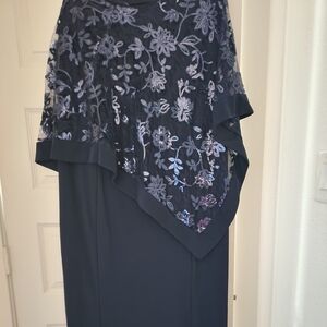 Royal blue mother of the bride dress